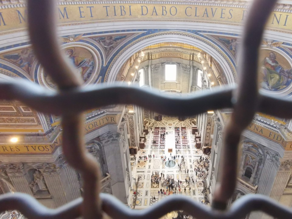Dôme de la basilique Saint Pierre à Rome