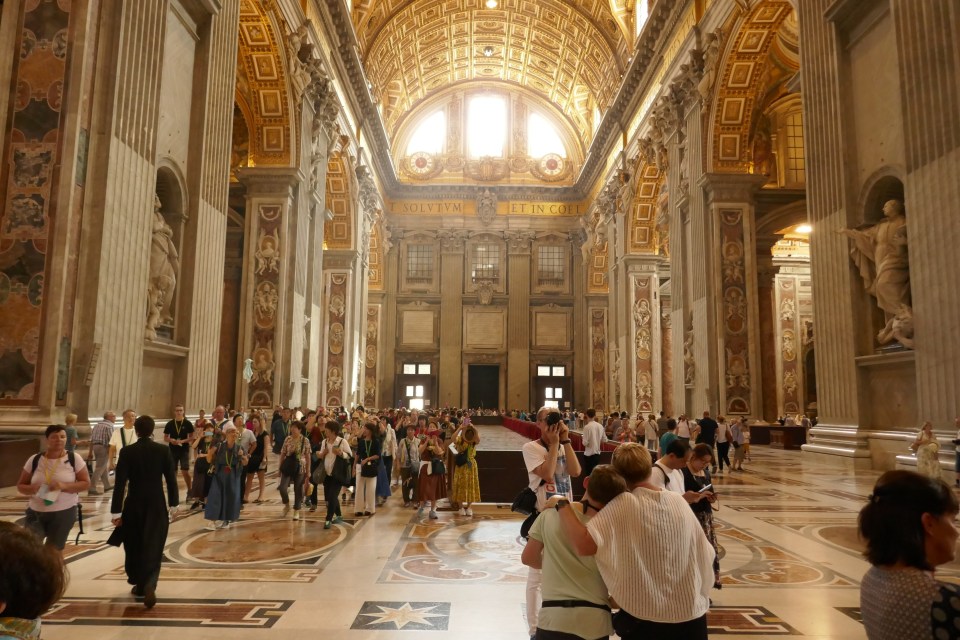 Dôme de la basilique Saint Pierre à Rome