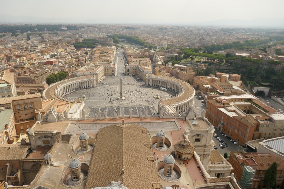 Dôme de la basilique Saint Pierre à Rome