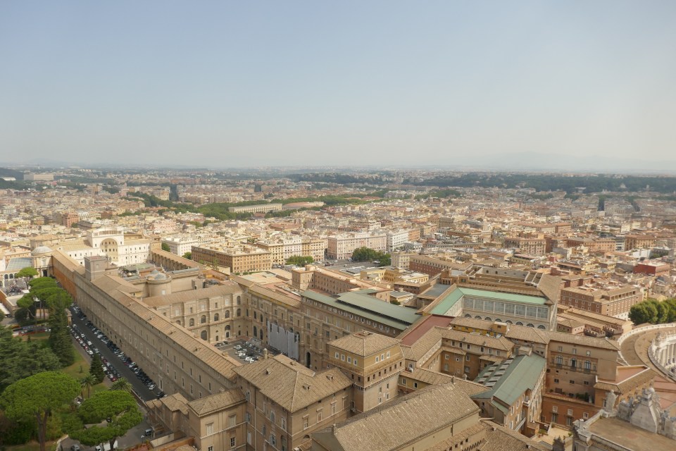 Dôme de la basilique Saint Pierre à Rome