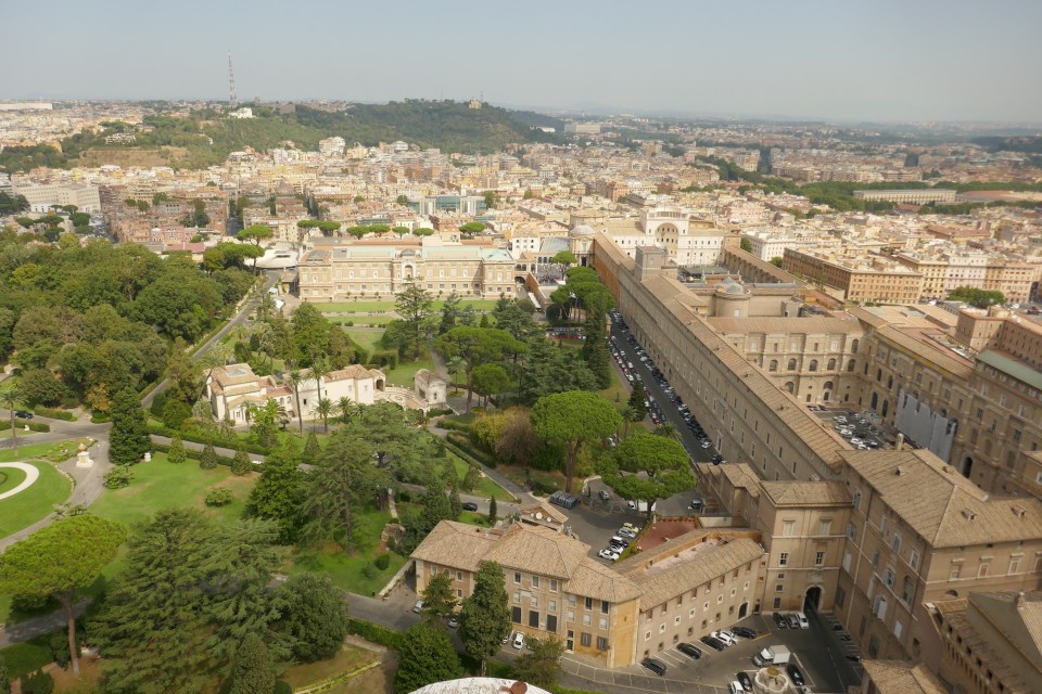 Dôme de la basilique Saint Pierre à Rome