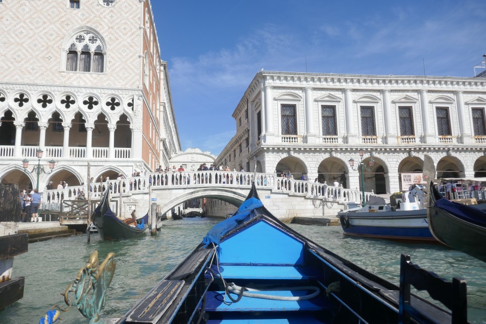Tour en gondole à Venise