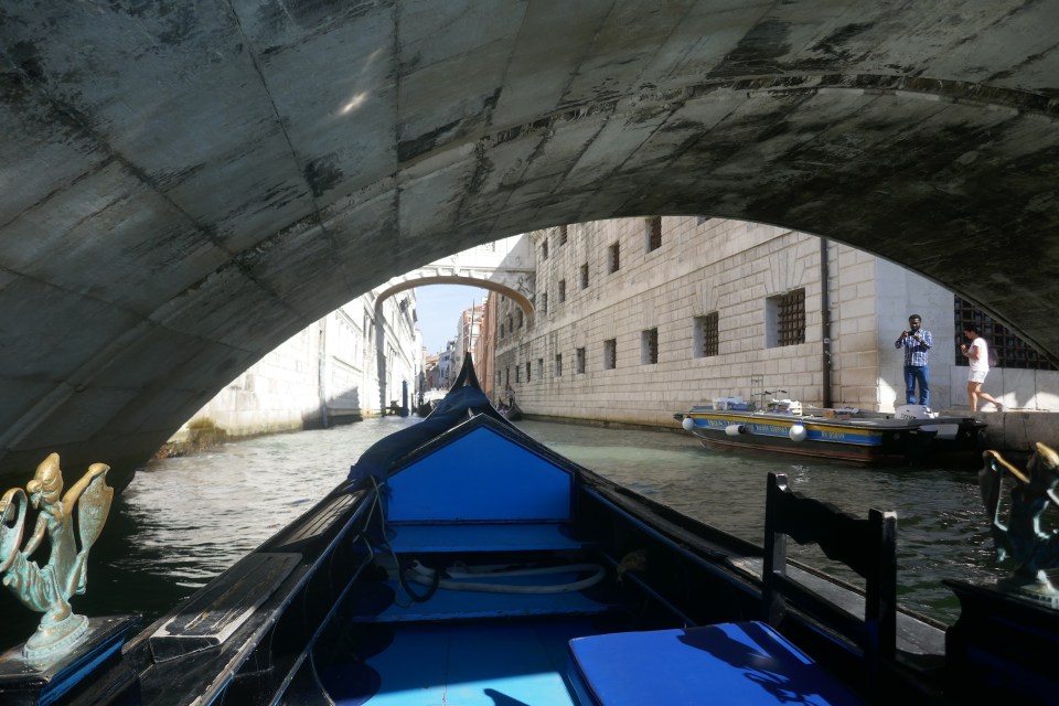 Tour en gondole à Venise