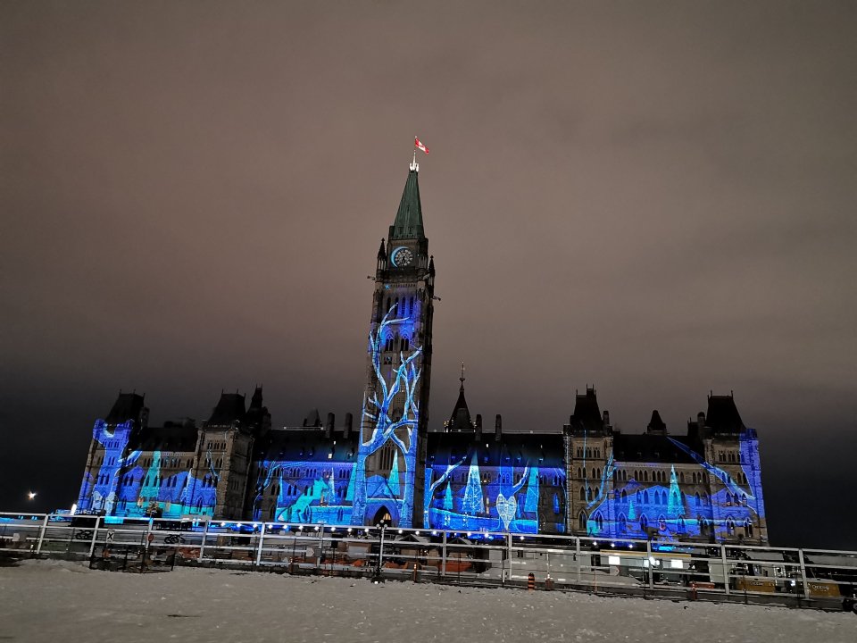 Lumières de Noël au Canada