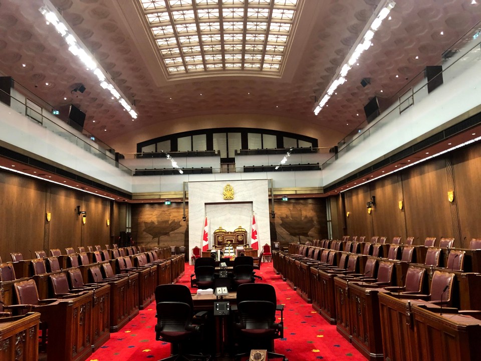 Colline du Parlement à Ottawa