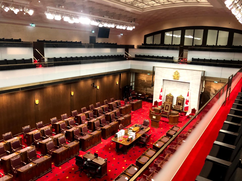 Colline du Parlement à Ottawa