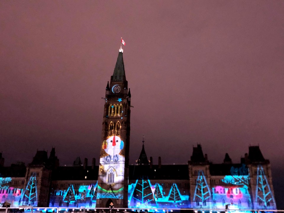 Lumières de Noël au Canada