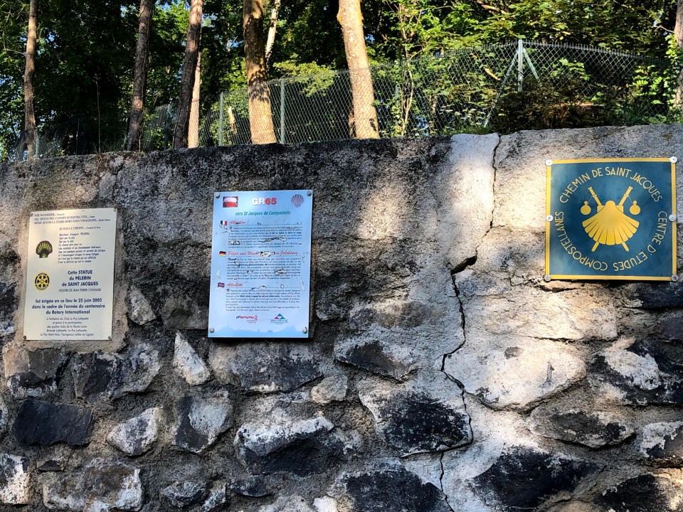 Chemin de Saint Jacques de Compostelle  Puy en Velay