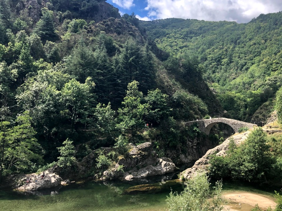 Pont du Diable à Thueyts 