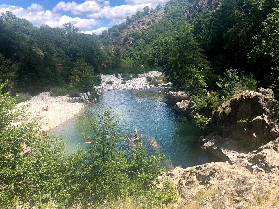 Pont du Diable à Thueyts 