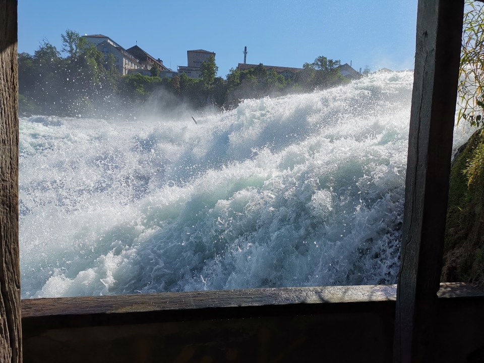 Les chutes du Rhin en Suisse 