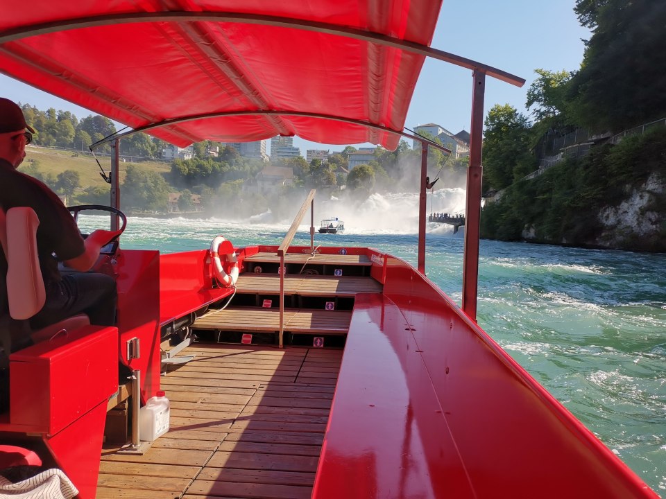 Les chutes du Rhin en Suisse 