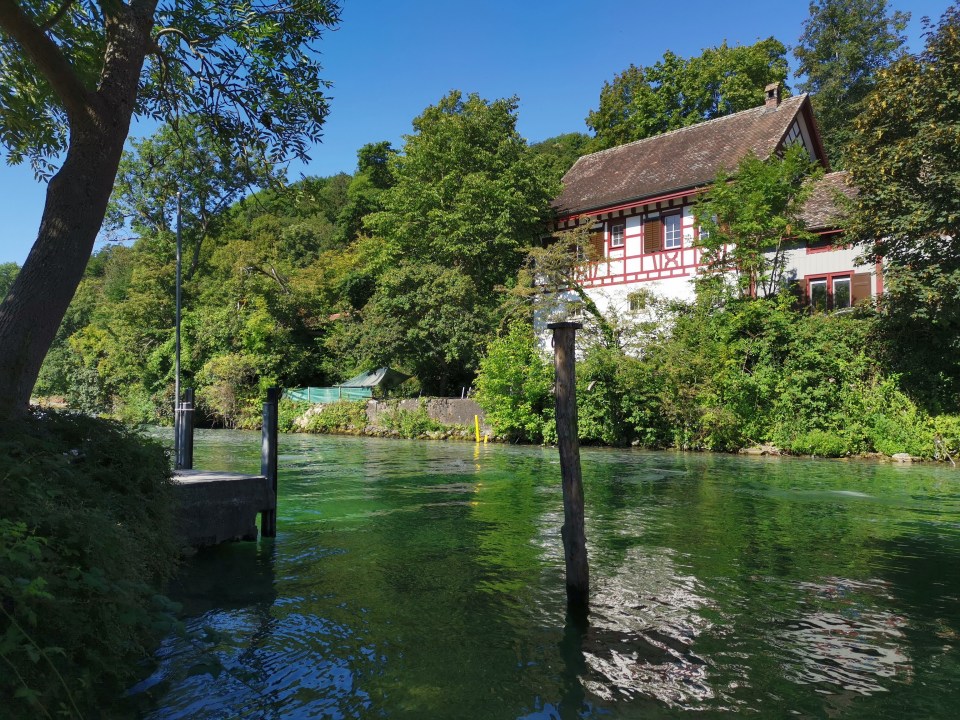Les chutes du Rhin en Suisse 