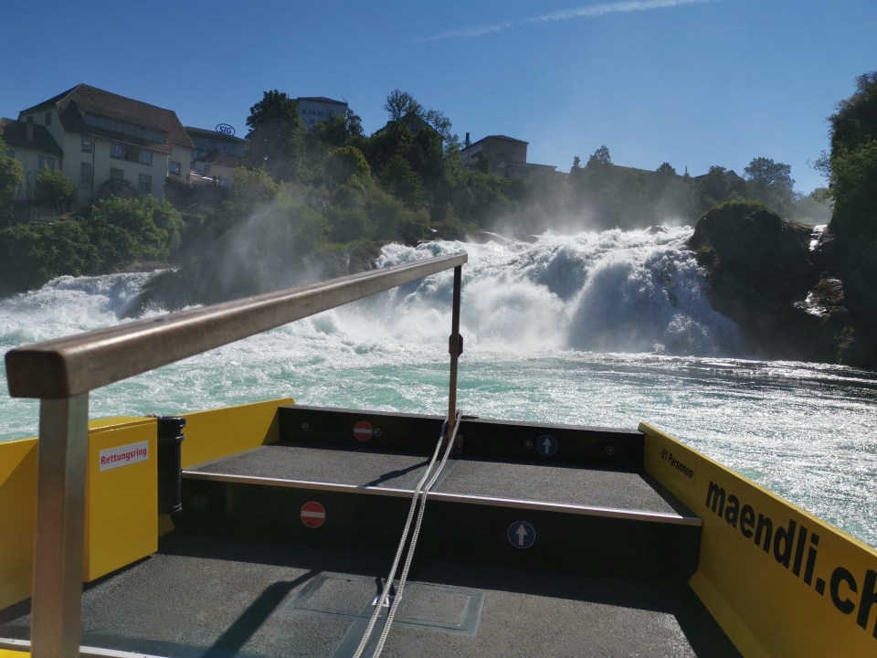 Les chutes du Rhin en Suisse 