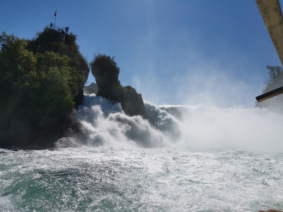 Les chutes du Rhin en Suisse 