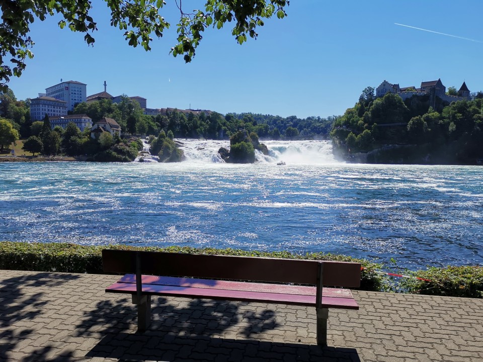 Les chutes du Rhin en Suisse 