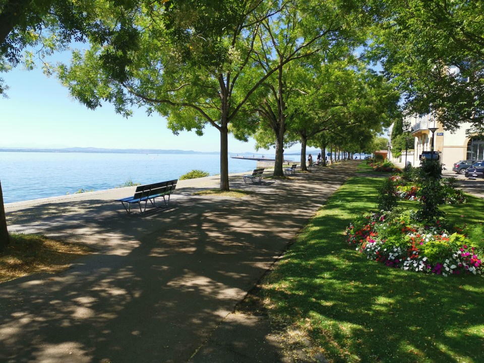 Lac de Neuchâtel en Suisse