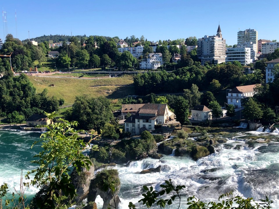 Les chutes du Rhin en Suisse 