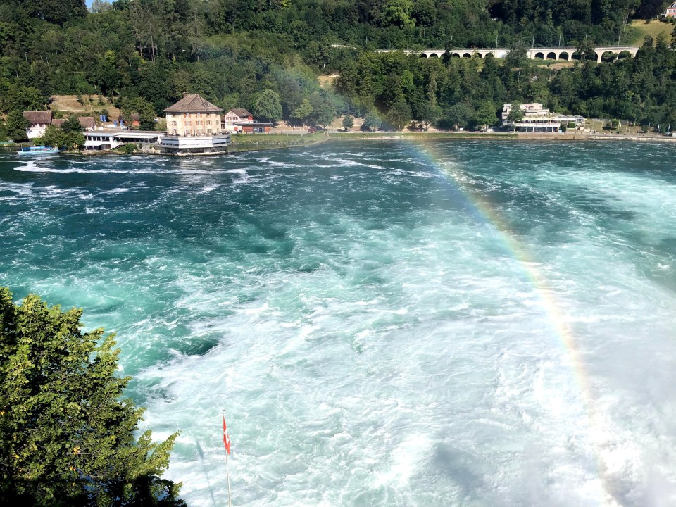 Les chutes du Rhin en Suisse 