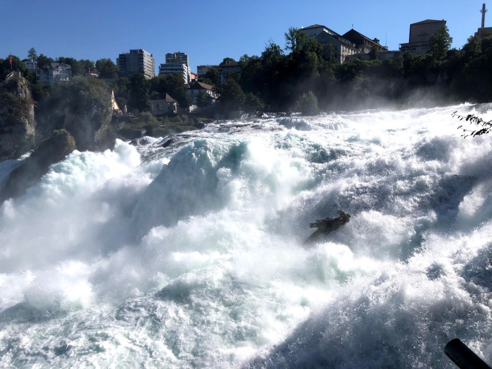 Les chutes du Rhin en Suisse 