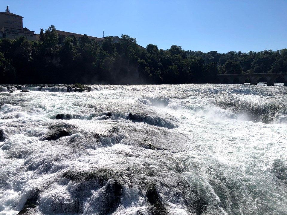 Les chutes du Rhin en Suisse 