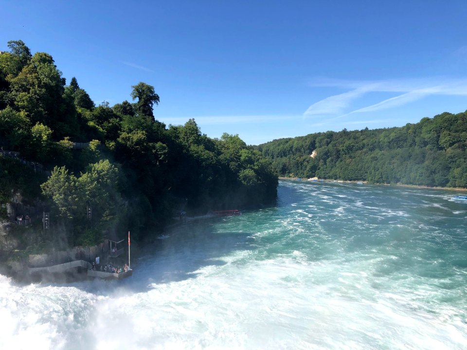 Les chutes du Rhin en Suisse 
