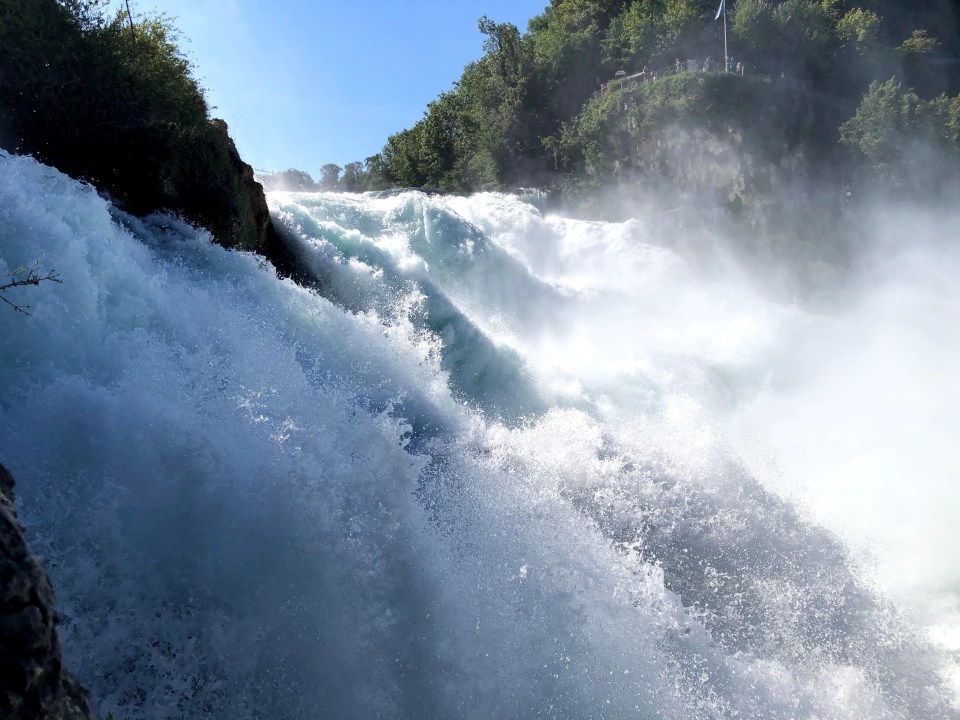 Les chutes du Rhin en Suisse 