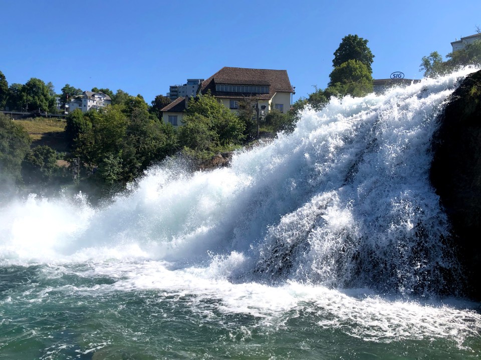 Les chutes du Rhin en Suisse 