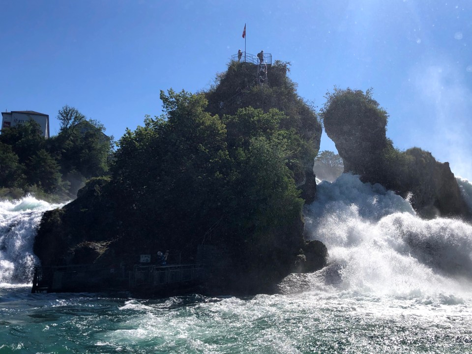 Les chutes du Rhin en Suisse 