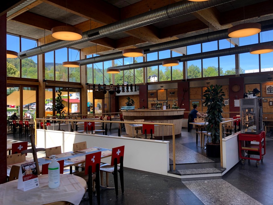 Maison du Gruyère qui est une fromagerie de démonstration