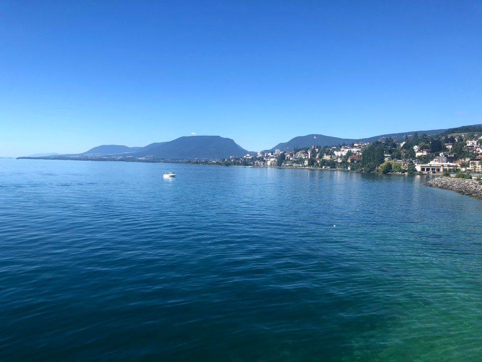 Lac de Neuchâtel en Suisse