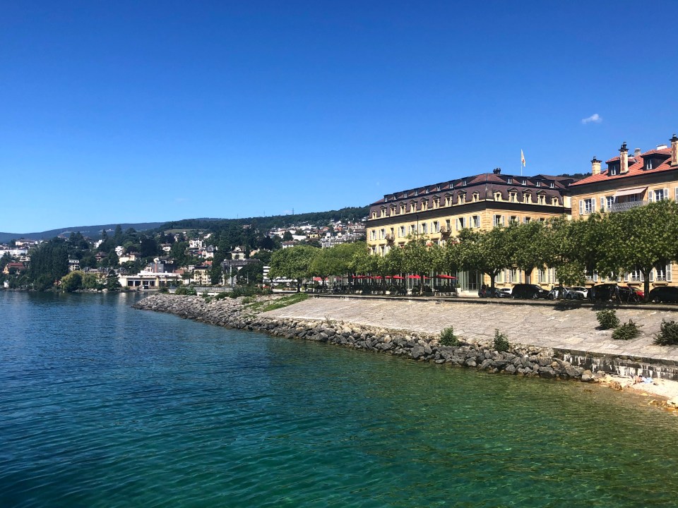 Lac de Neuchâtel en Suisse