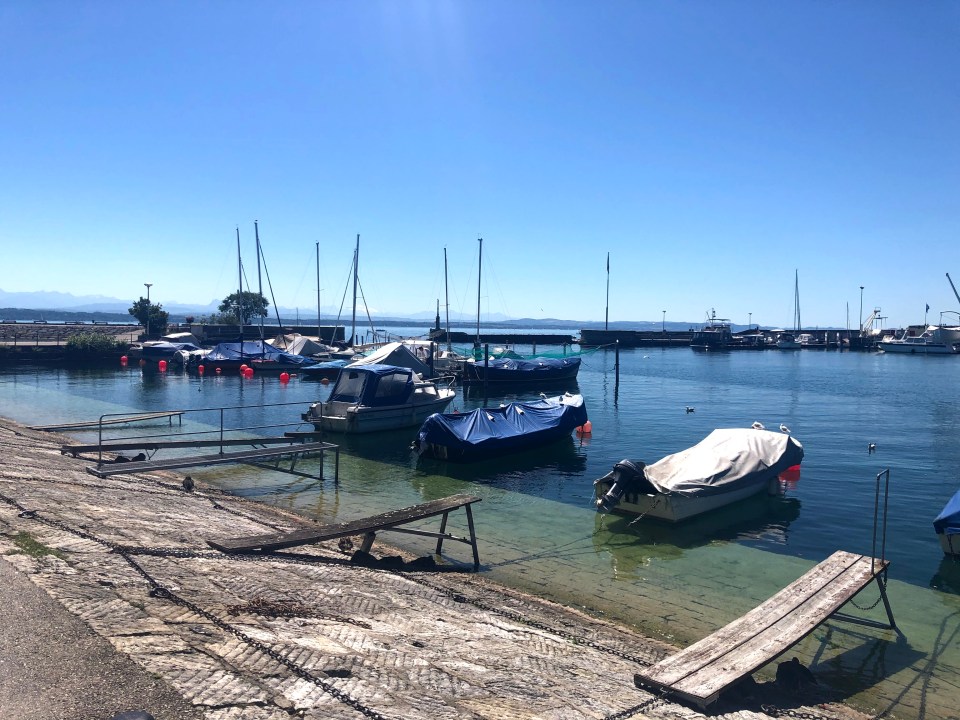 Lac de Neuchâtel en Suisse