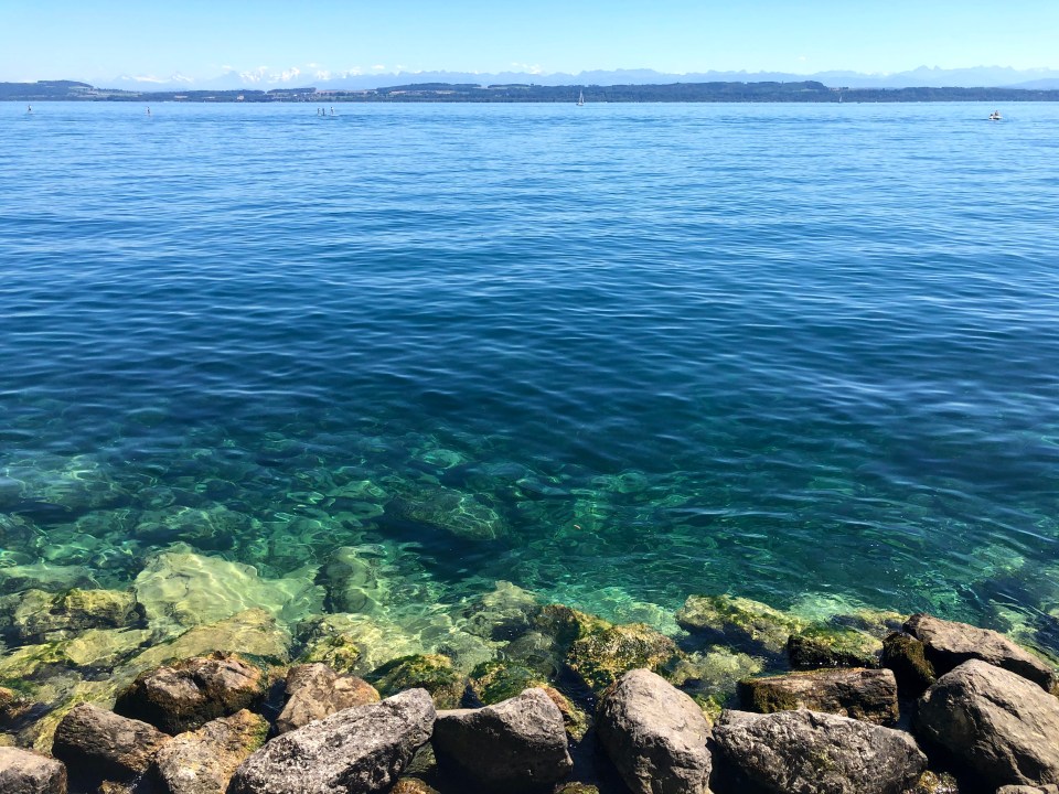 Lac de Neuchâtel en Suisse