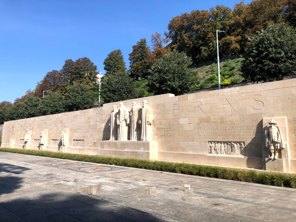Le parc des Bastions à Genève