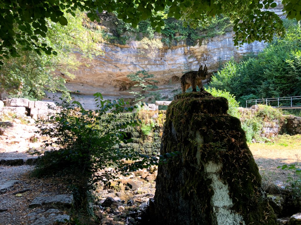 Les cascades du Hérisson dans le Jura