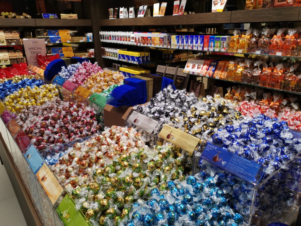 chocolat Lindt en Suisse