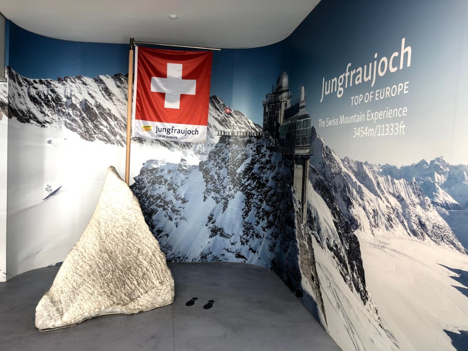 aller au Jungfraujoch, le toit de l'Europe