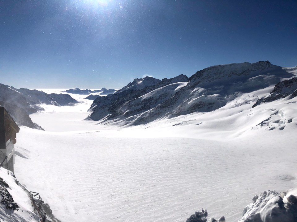 Jungfraujoch plateau.