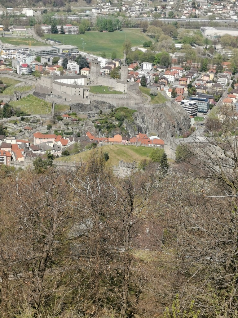 Bellinzone, le chef lieu du canton du Tessin