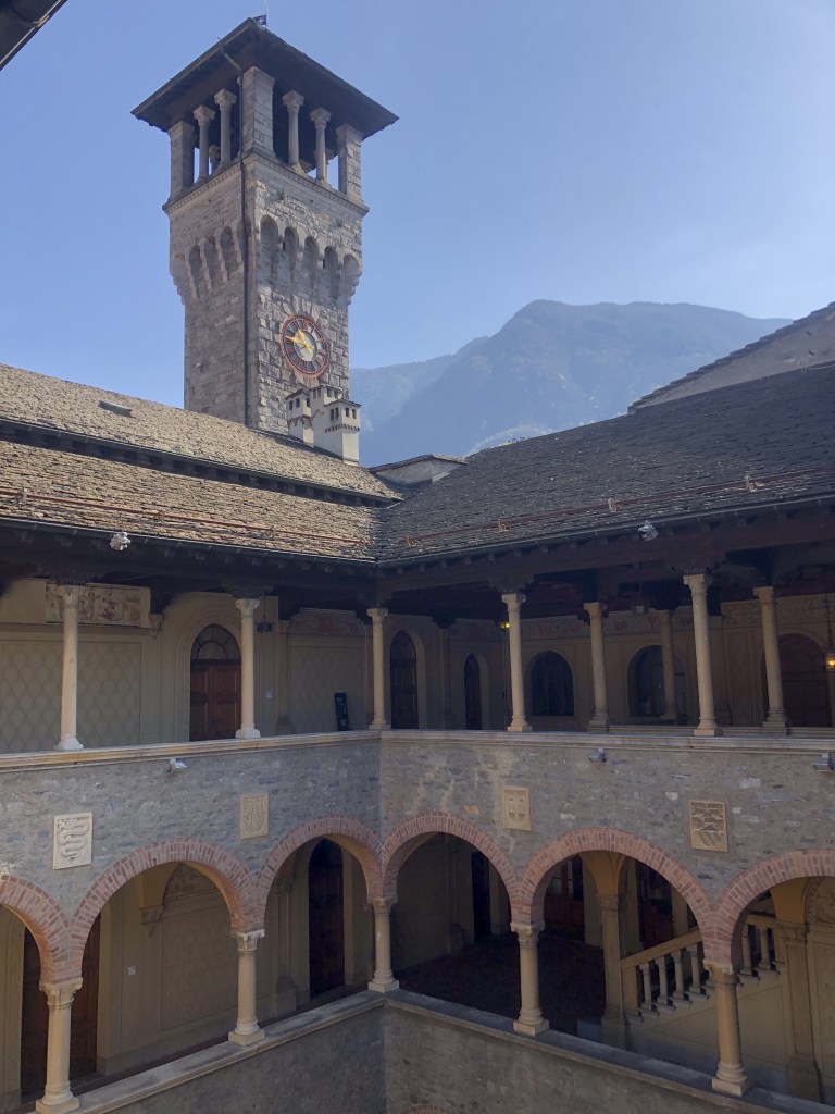 Bellinzone, le chef lieu du canton du Tessin