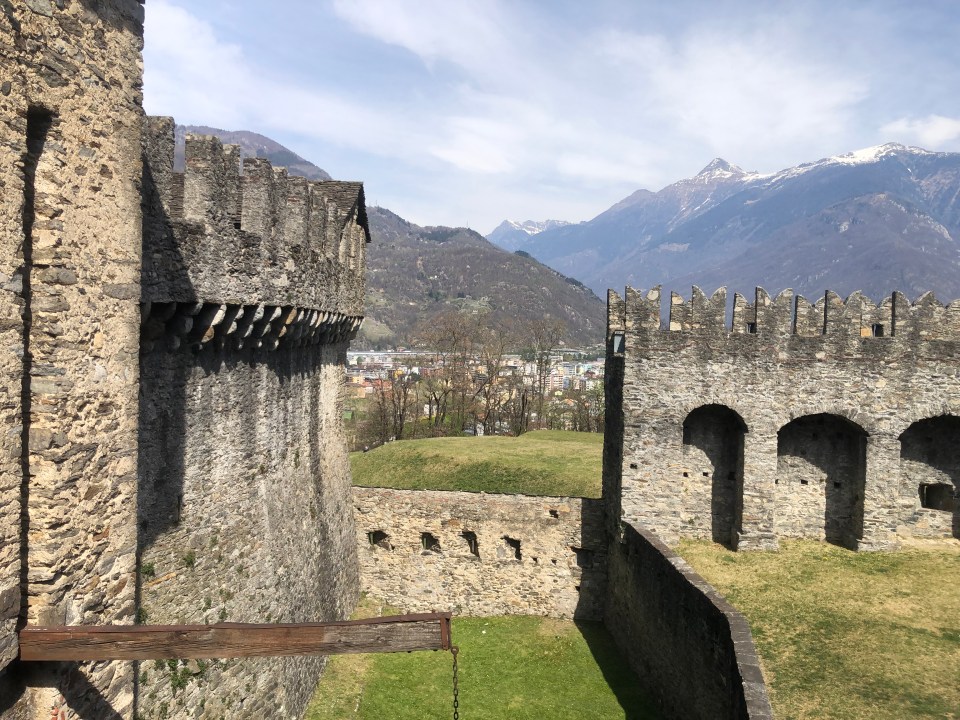 Chateau de Montebello à Bellinzone, 