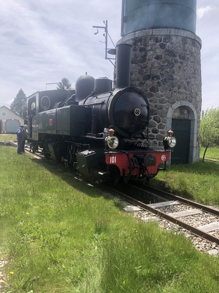 A bord du train le Velay Express en Haute Loire