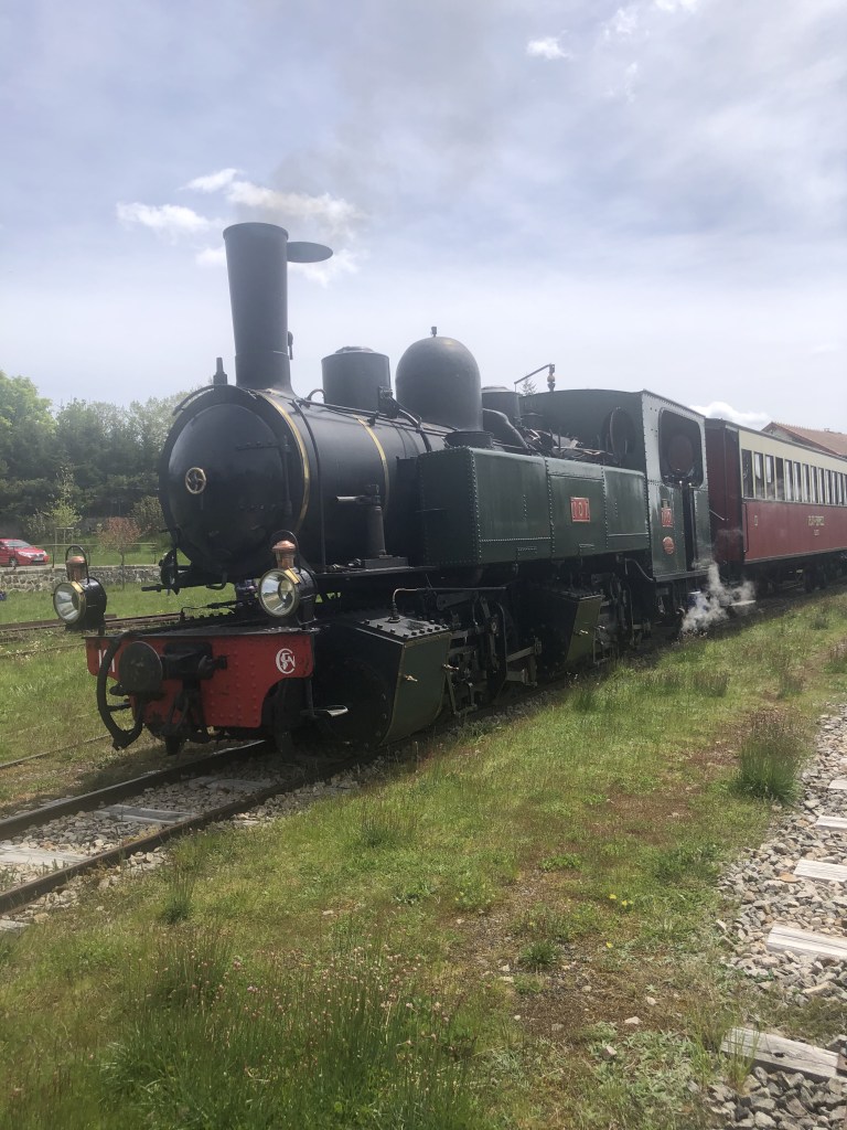 A bord du train le Velay Express en Haute Loire