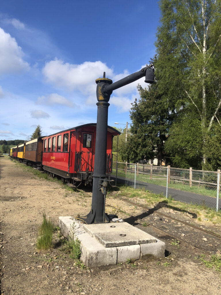 A bord du train le Velay Express en Haute Loire