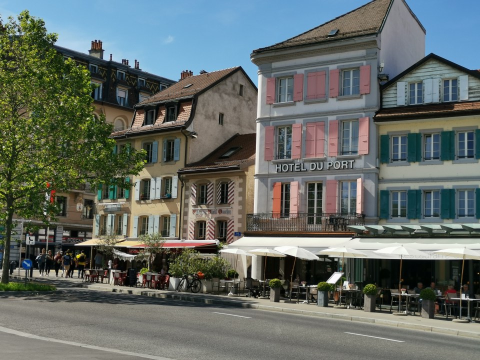 quartier d’Ouchy au bord du Lac Léman