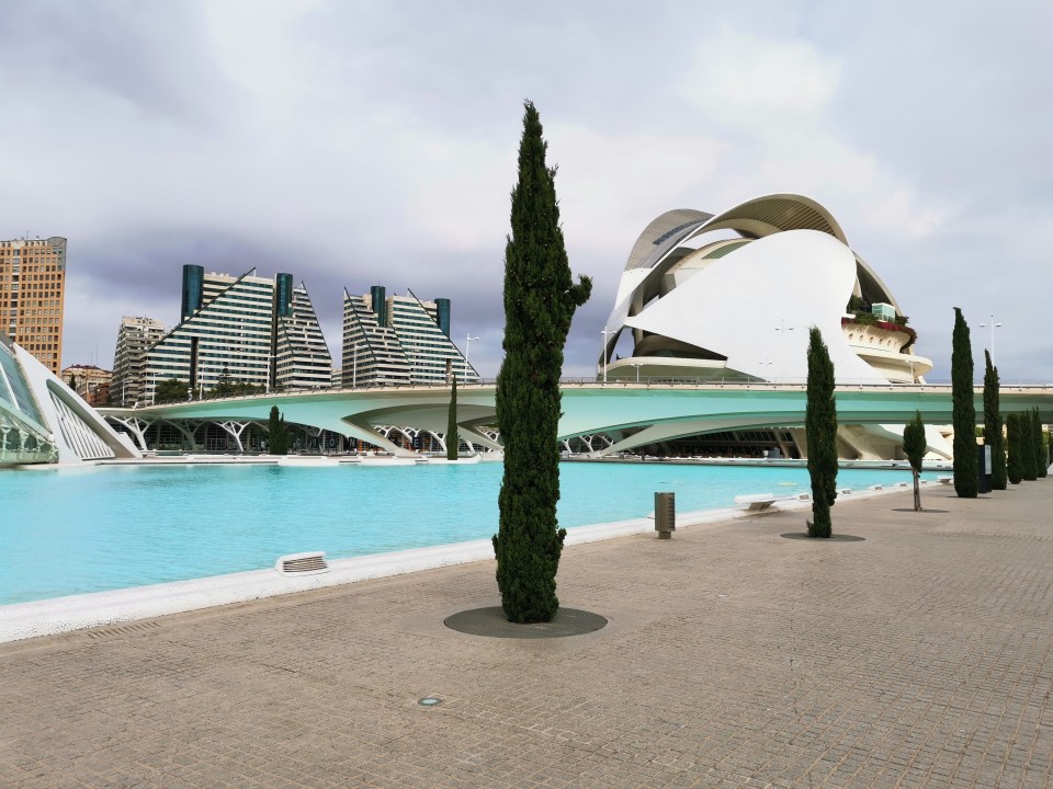 la cité des arts et des sciences à Valence en Espagne