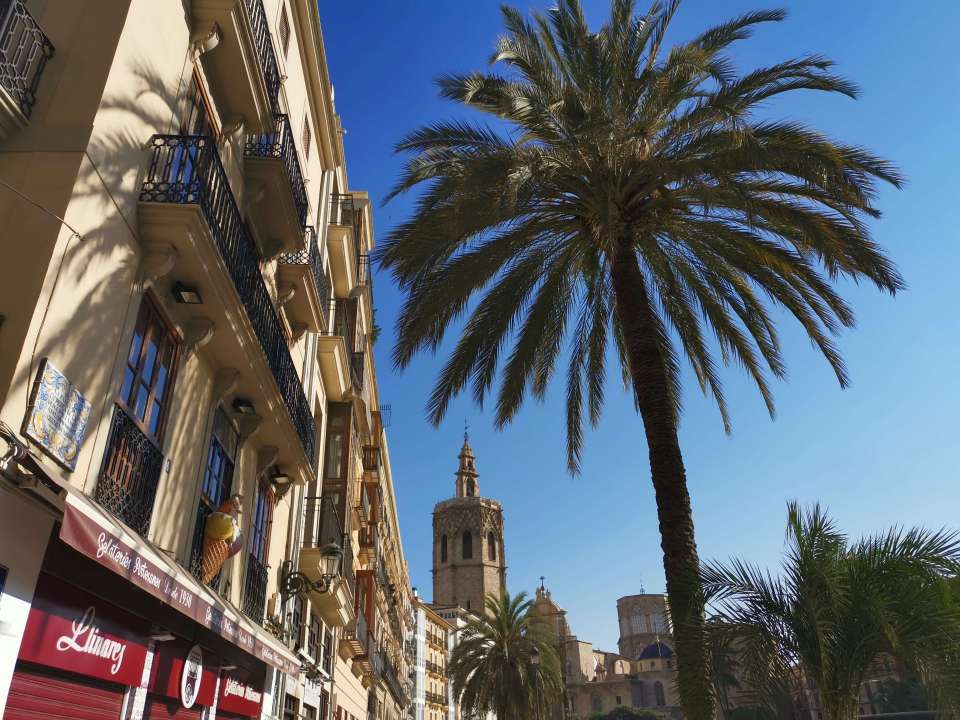 Plaza de la Reina à Valence en Espagne