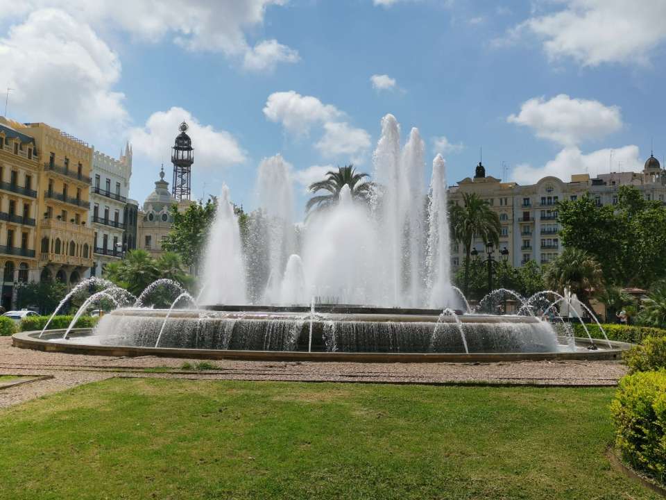 Plaza Del Ayuntamiento à Valence en Espagne 