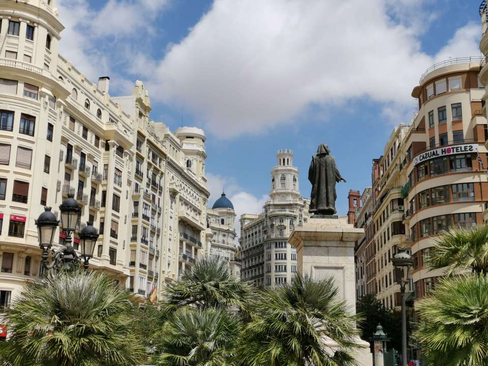 Plaza Del Ayuntamiento à Valence en Espagne 